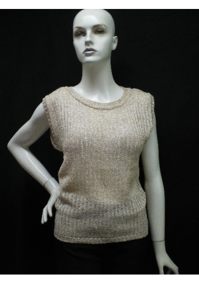 Blusa fio dourado - 100%  acrilica